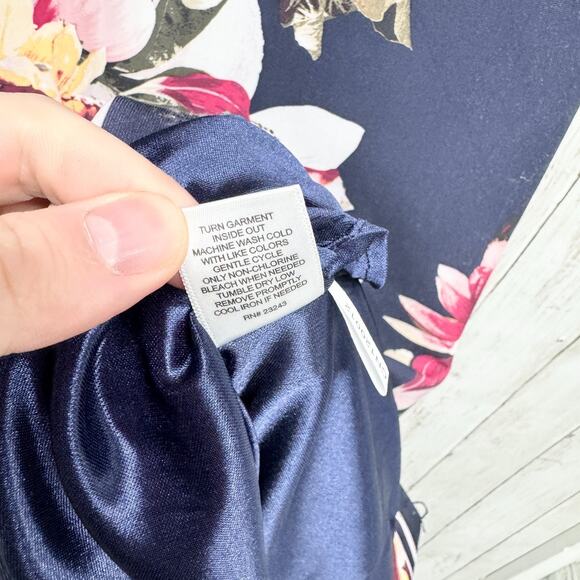 7th Avenue New York & Company Dress Women Size Small Floral Sleeveless Midi - Picture 6 of 8